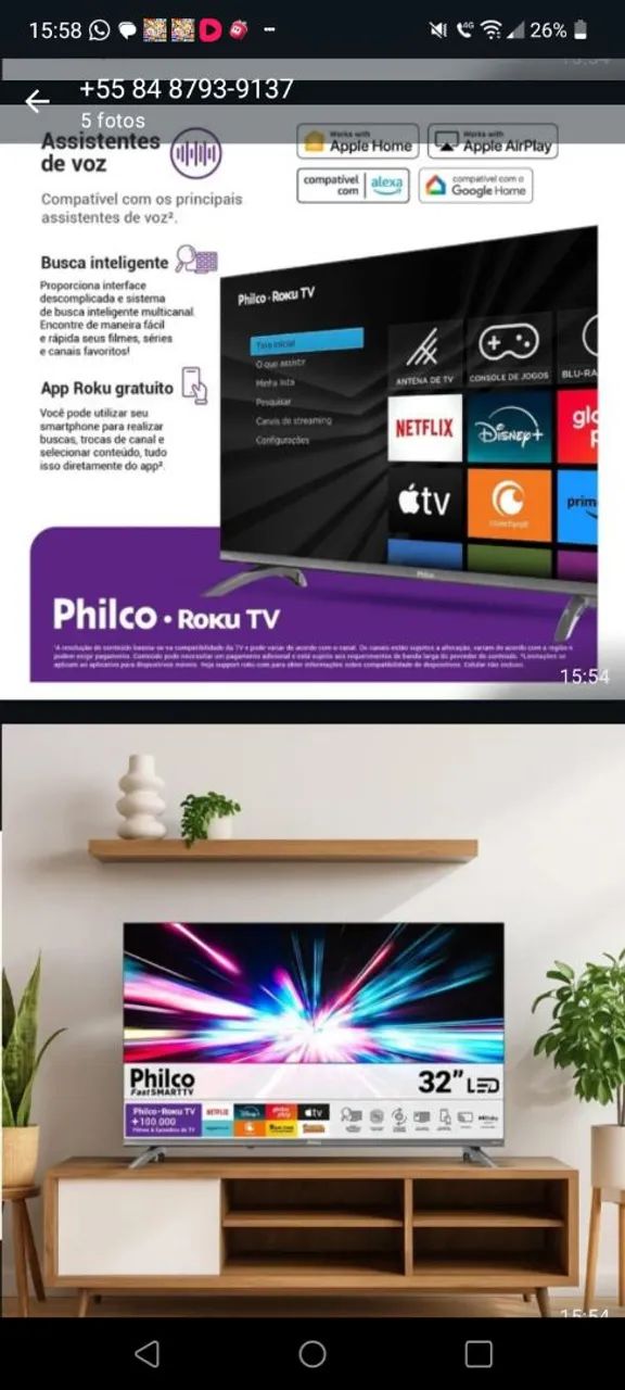 Tv Philco 32 polegadas nova na caixa  - Foto 2