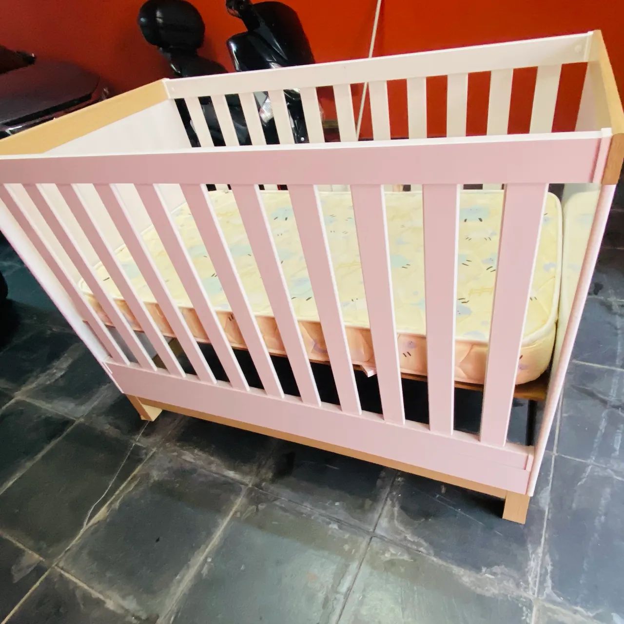 Berço Branco + Colchão Lestespuma Baby 23 INN - Ótimo Estado - Foto 5