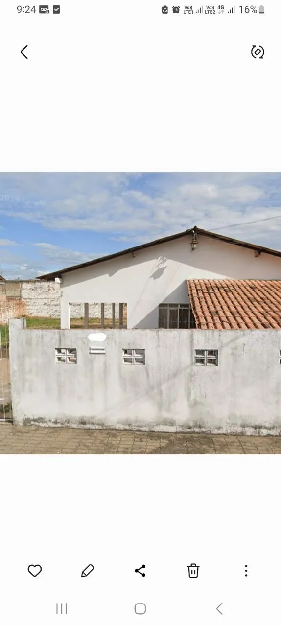 Aluga-se casa no bairro aparecida