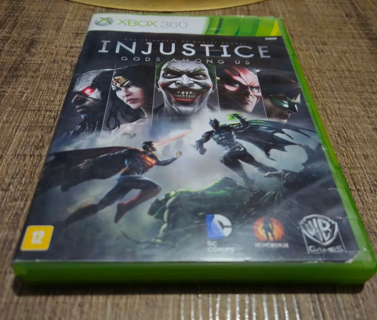 Injustice original xbox 360 funcionando normalmente 