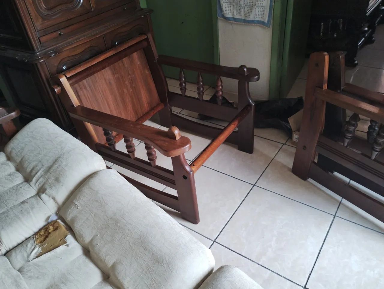 Jogo de sofa antigo  - Foto 3