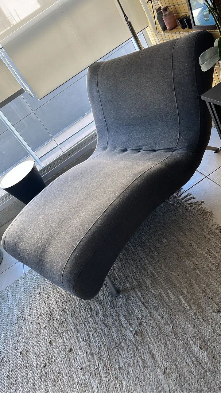 Chaise cinza moderna | Ótimo estado | Design contemporâneo - Foto 2