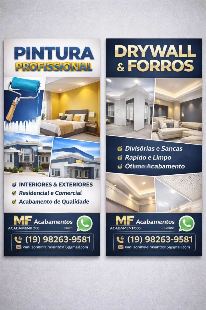 Gesso e pintura residencial e comercial 