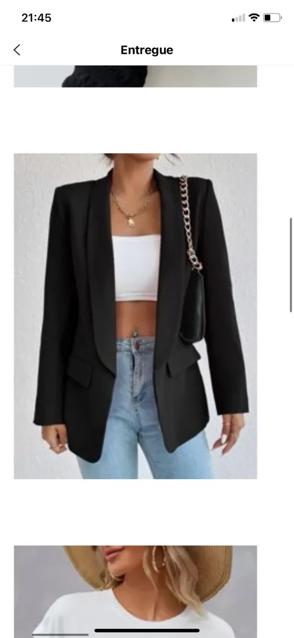 Blazer Feminino Preto - Foto 3