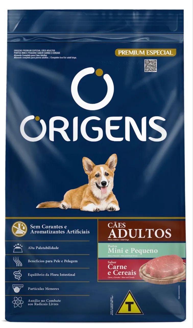 Ração Origens 15kg Premium Especial - preço abaixo do mercado