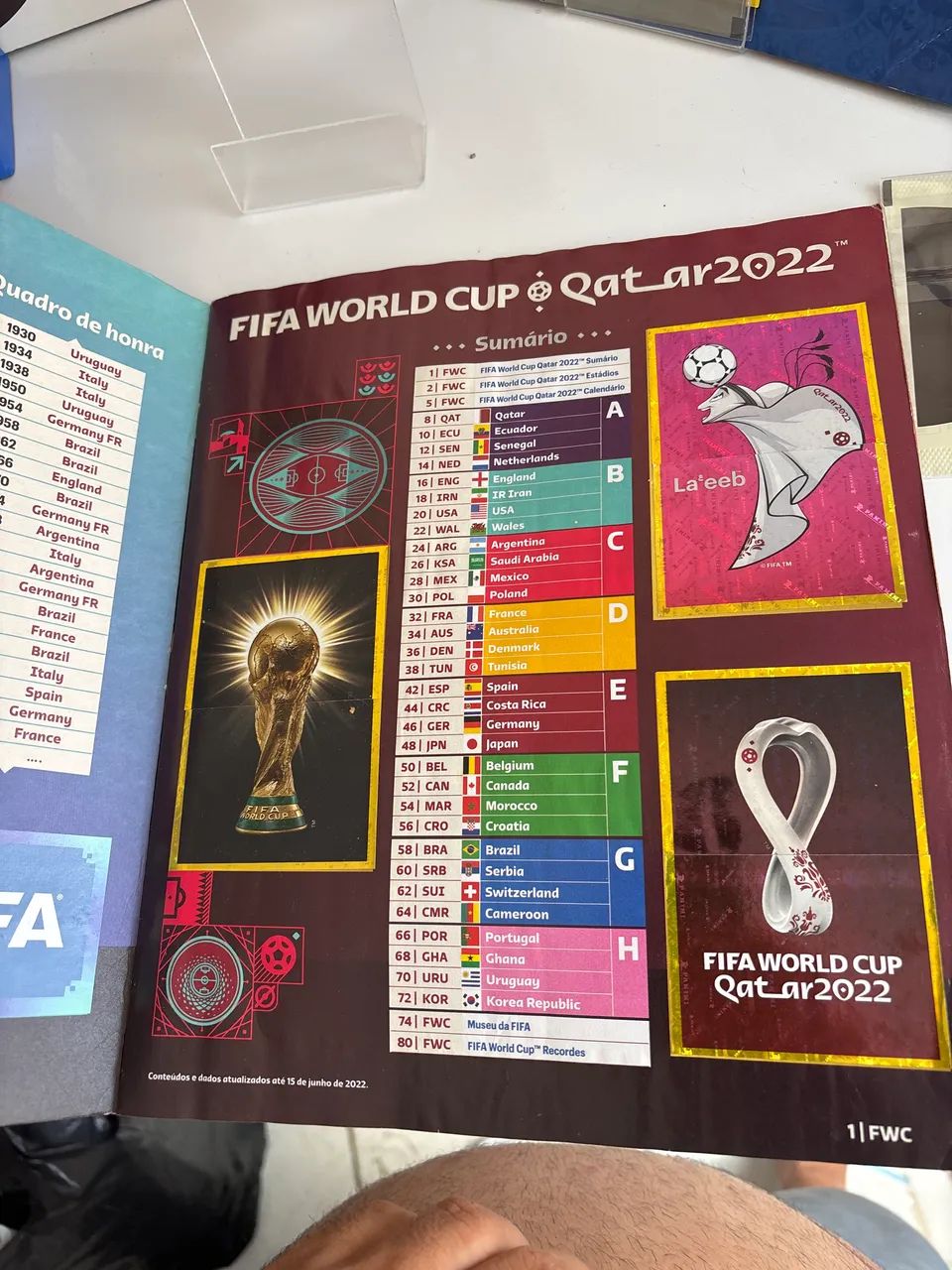 Álbum de figurinhas copa 2022 completo  - Foto 2
