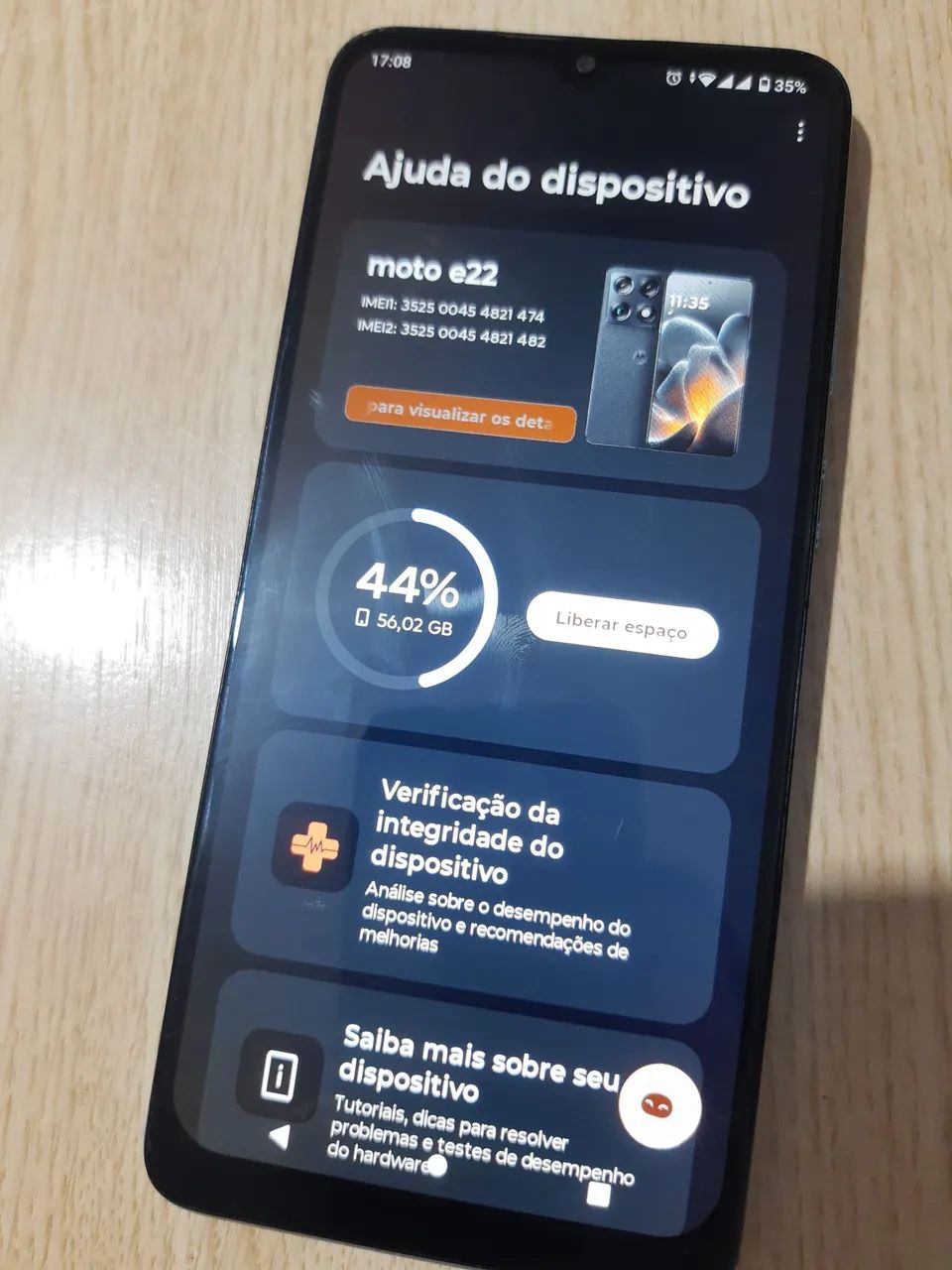 MOTOROLA E22 128GB/4 de Ram VALOR 250$ - Foto 5