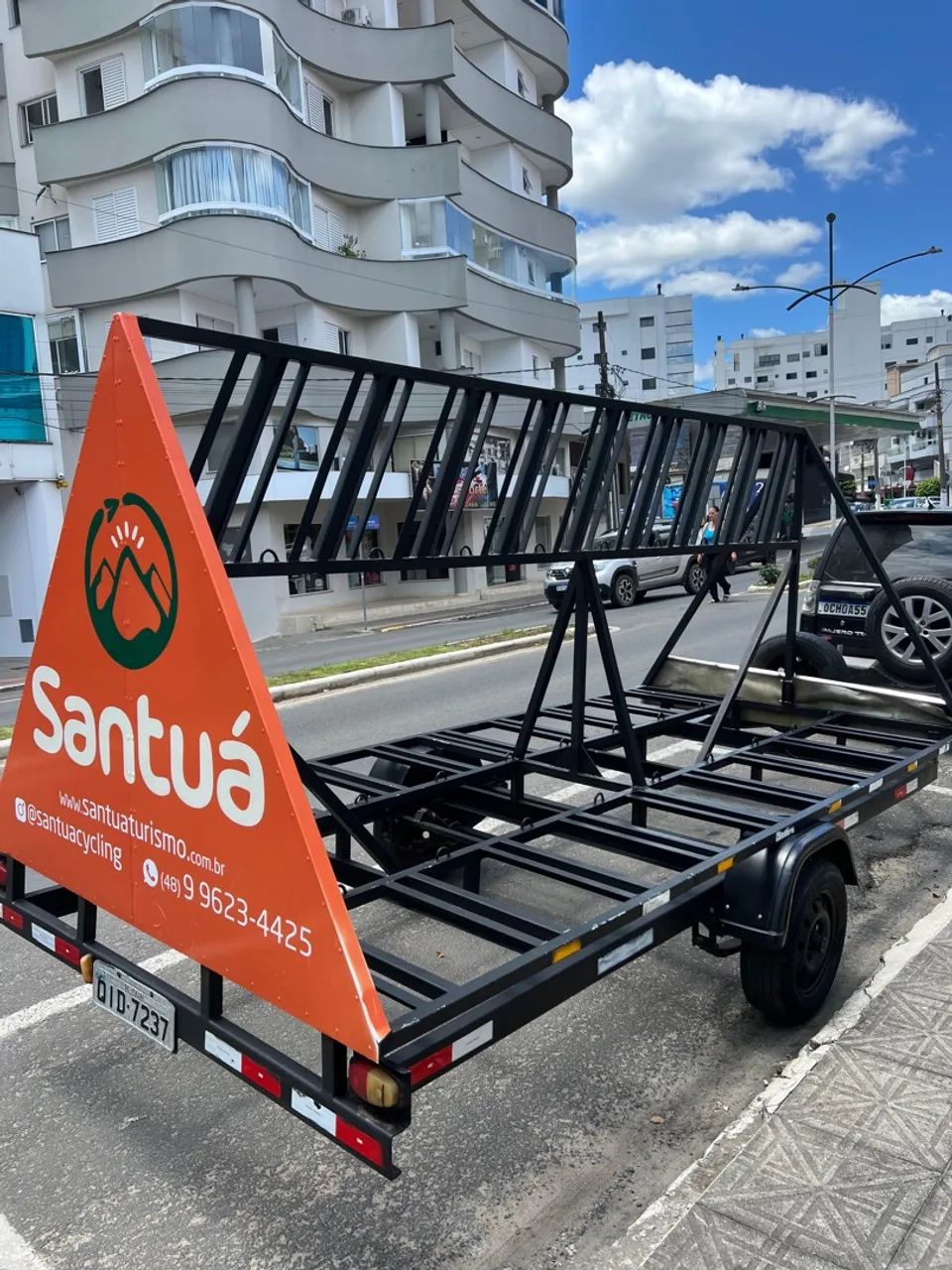Carretinha para 18 bicicletas