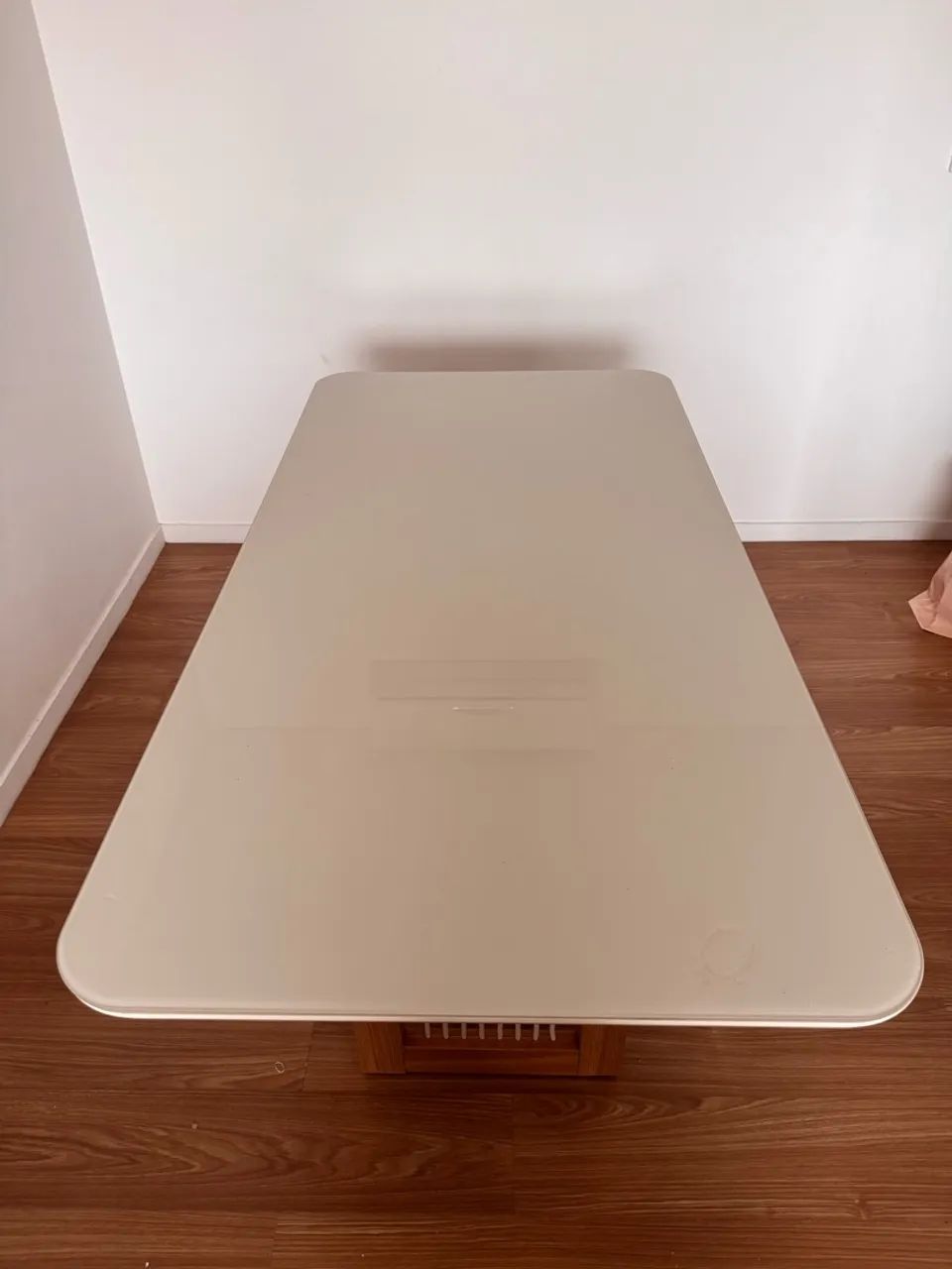 Mesa de jantar 6 lugares com tampo de vidro - Foto 3