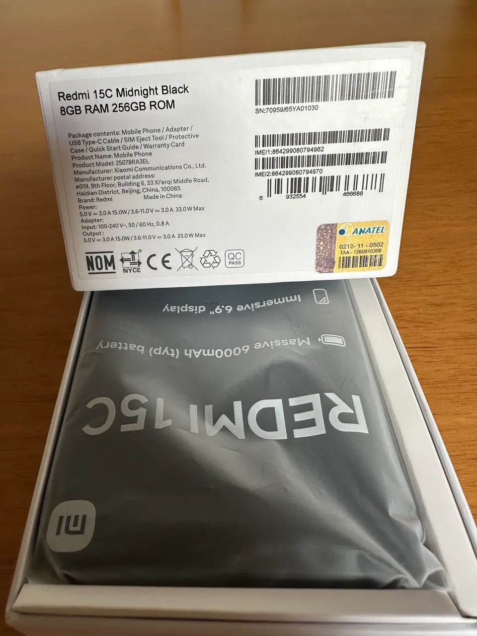 Celular REDMI 15C Novo - Foto 3