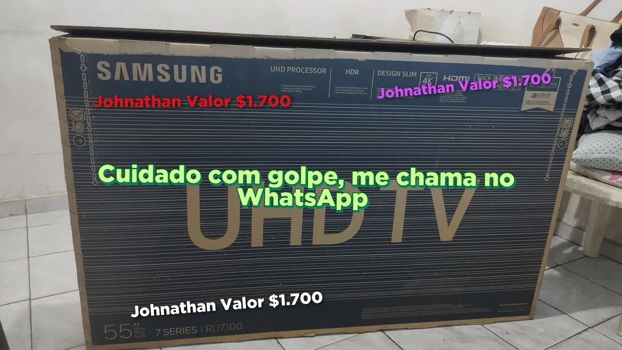Smart tv Samsung 55 polegadas 4k 