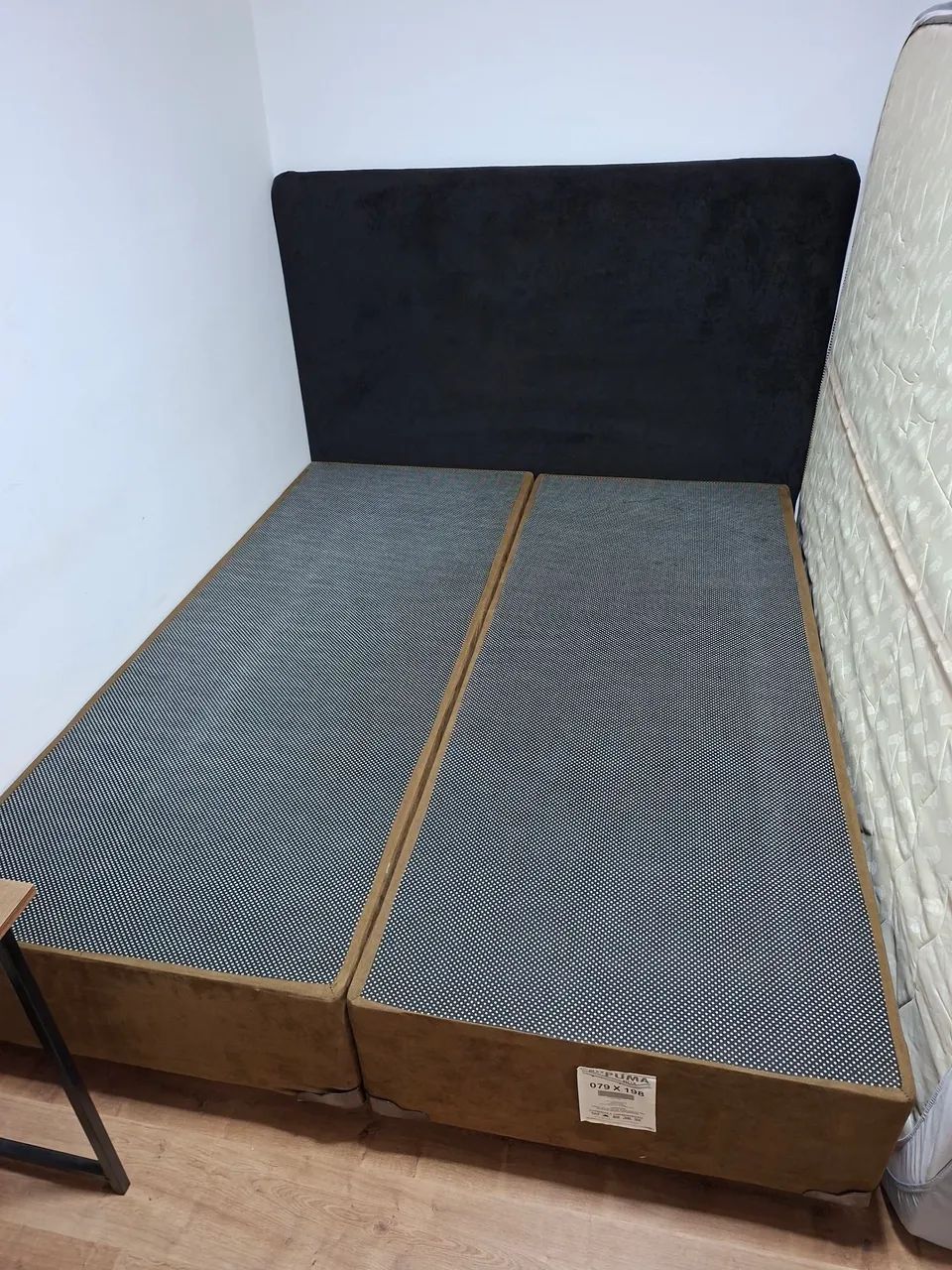 Box bipartido para colchão queen