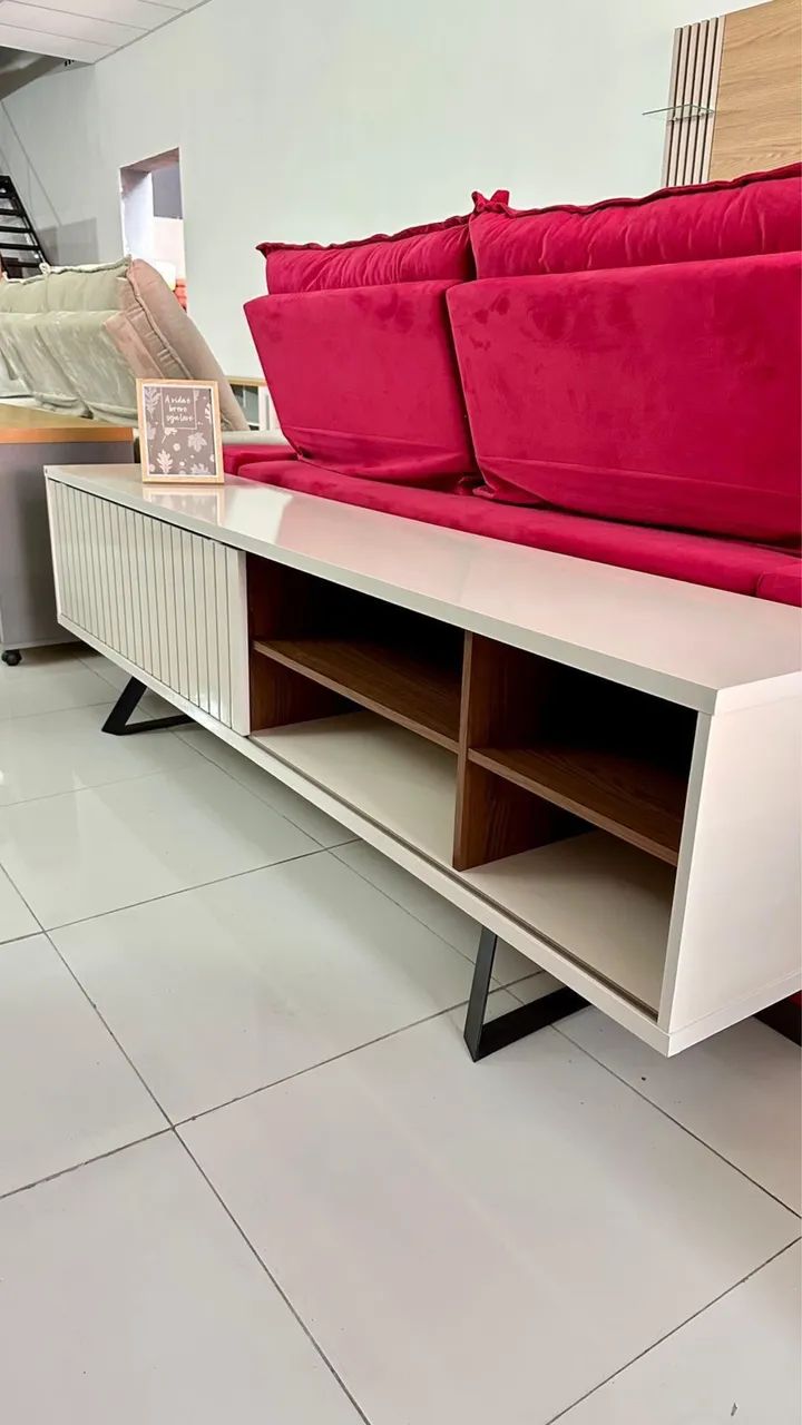 Rack bancada Greta pra tvs ate 75 polegadas em Promoção! - Foto 2