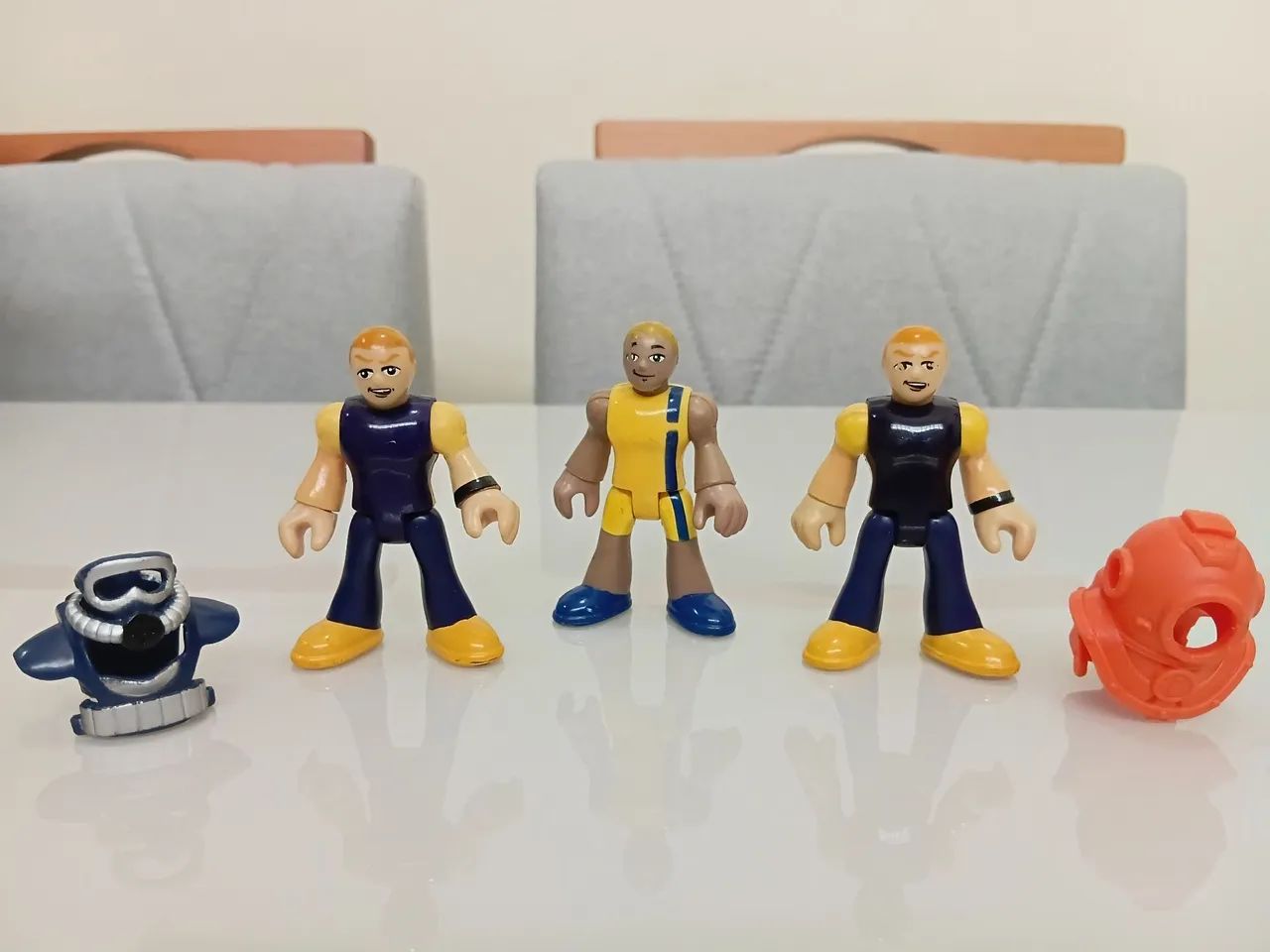 Lote de bonecos mergulhadores imaginext  - Foto 5