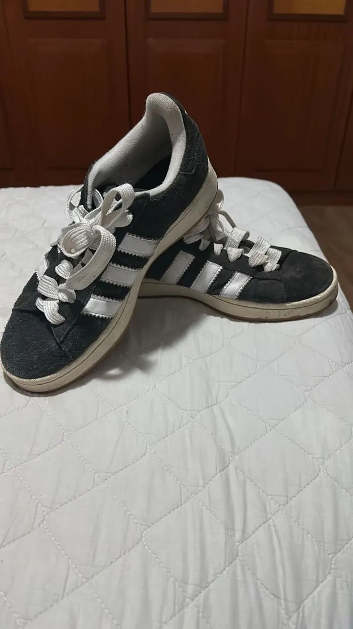 Tênis Adidas Campus - Preto e Branco