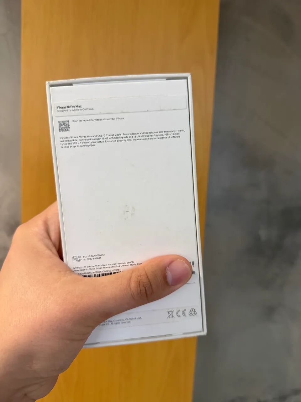 Caixa iPhone 16 Pro Max 256GB Natural  - Foto 4