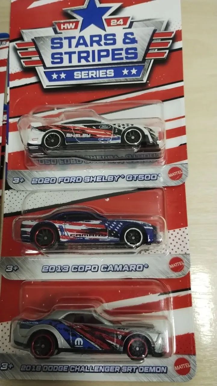 No264. 1:64 161/250, 3/5, 60 Mustang [White] GT500 Shelby '67 Wheels Hot 6台セット 100％ホットウィール　SHELBY ミニカー