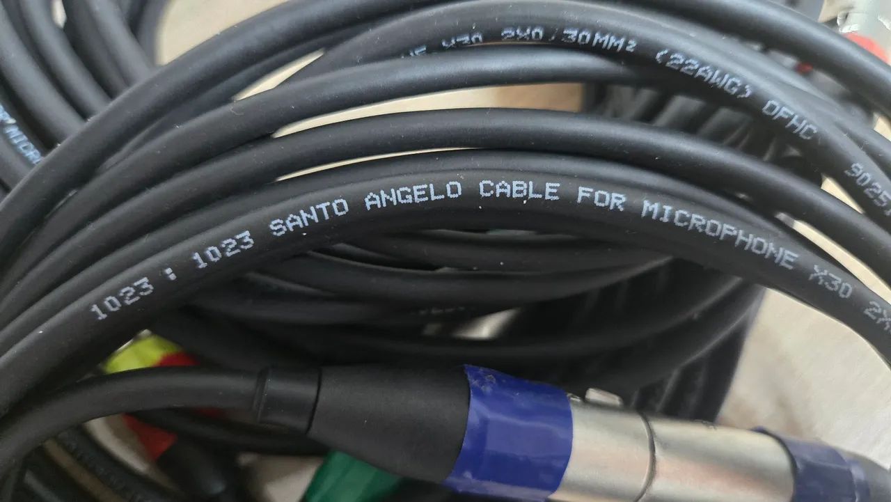 Cabos para microfone XLR 7m - Foto 4