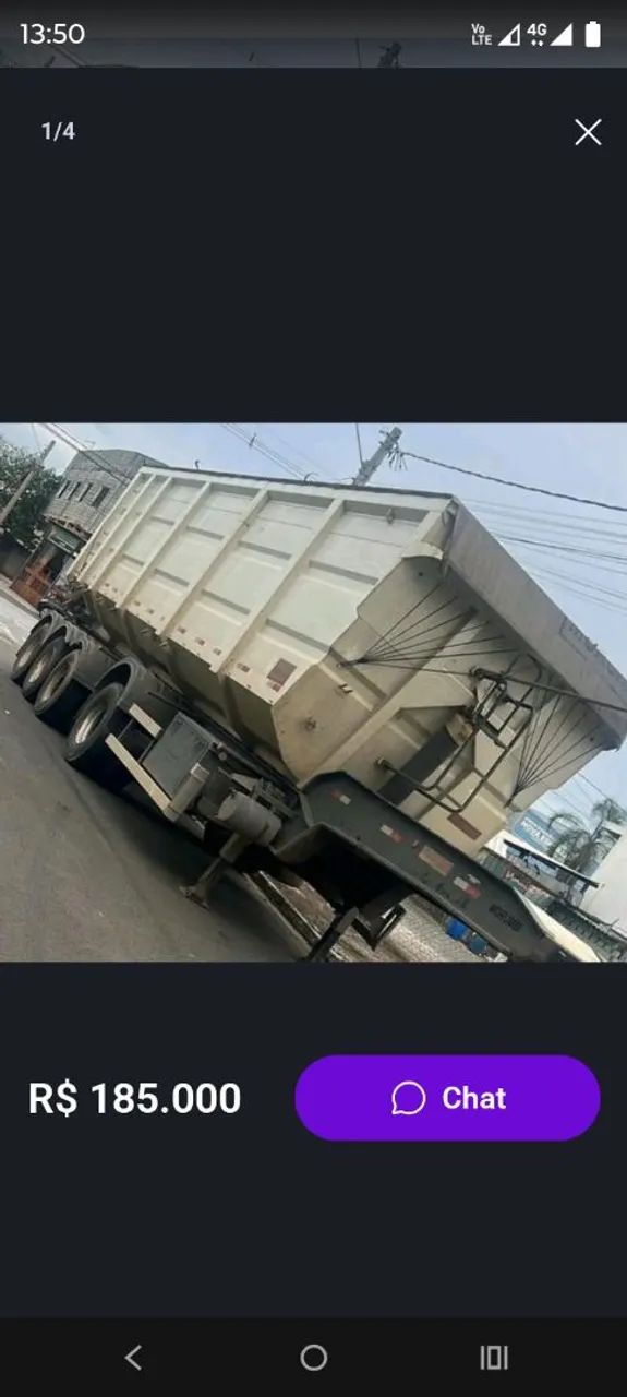 Carreta caçamba 4 eixo  - Foto 3
