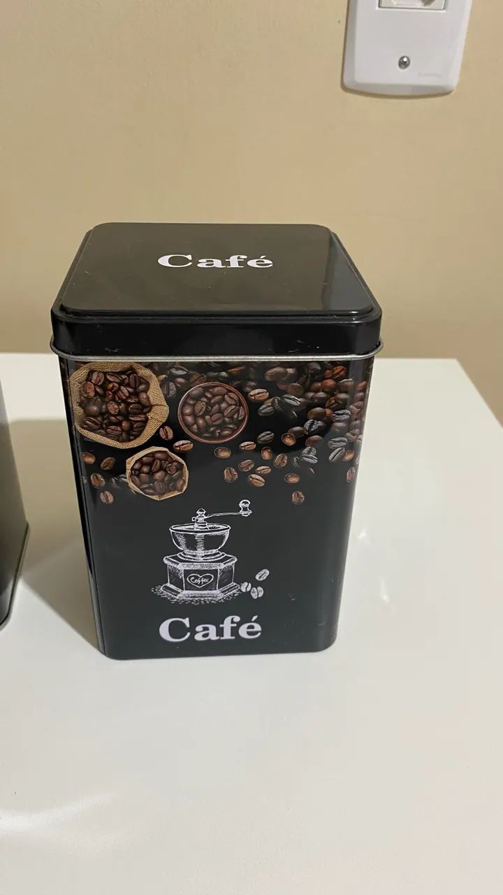 2 latas decorativas de café  - Foto 4