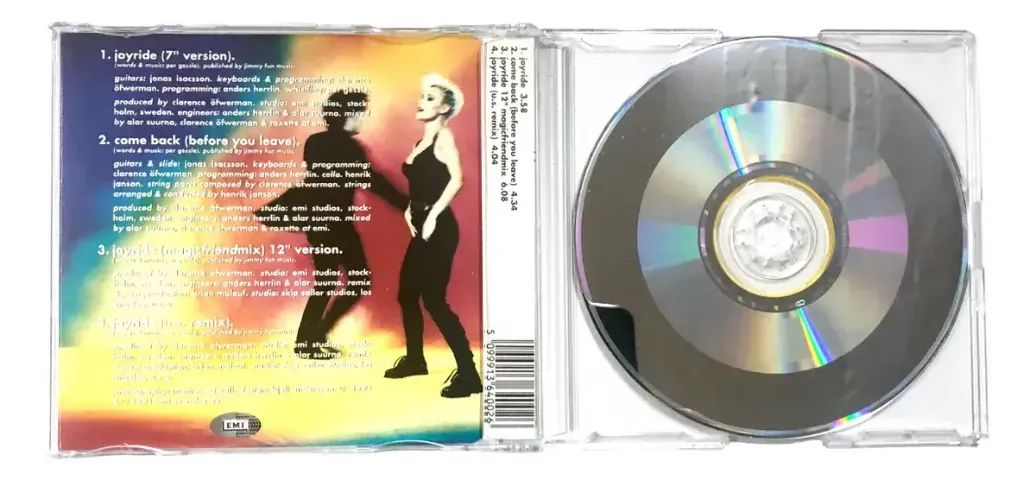 Roxette - Joyride  "CD Maxi-Single" (Importado da Europa) - Foto 3