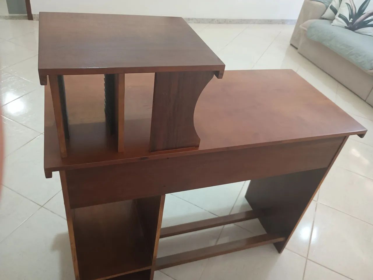 Mesa de computador escrivaninha com uma gaveta - Foto 2