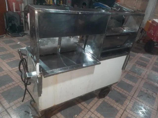 Carrinho para lanches e hot dog com espaço para chapa  - Foto 5