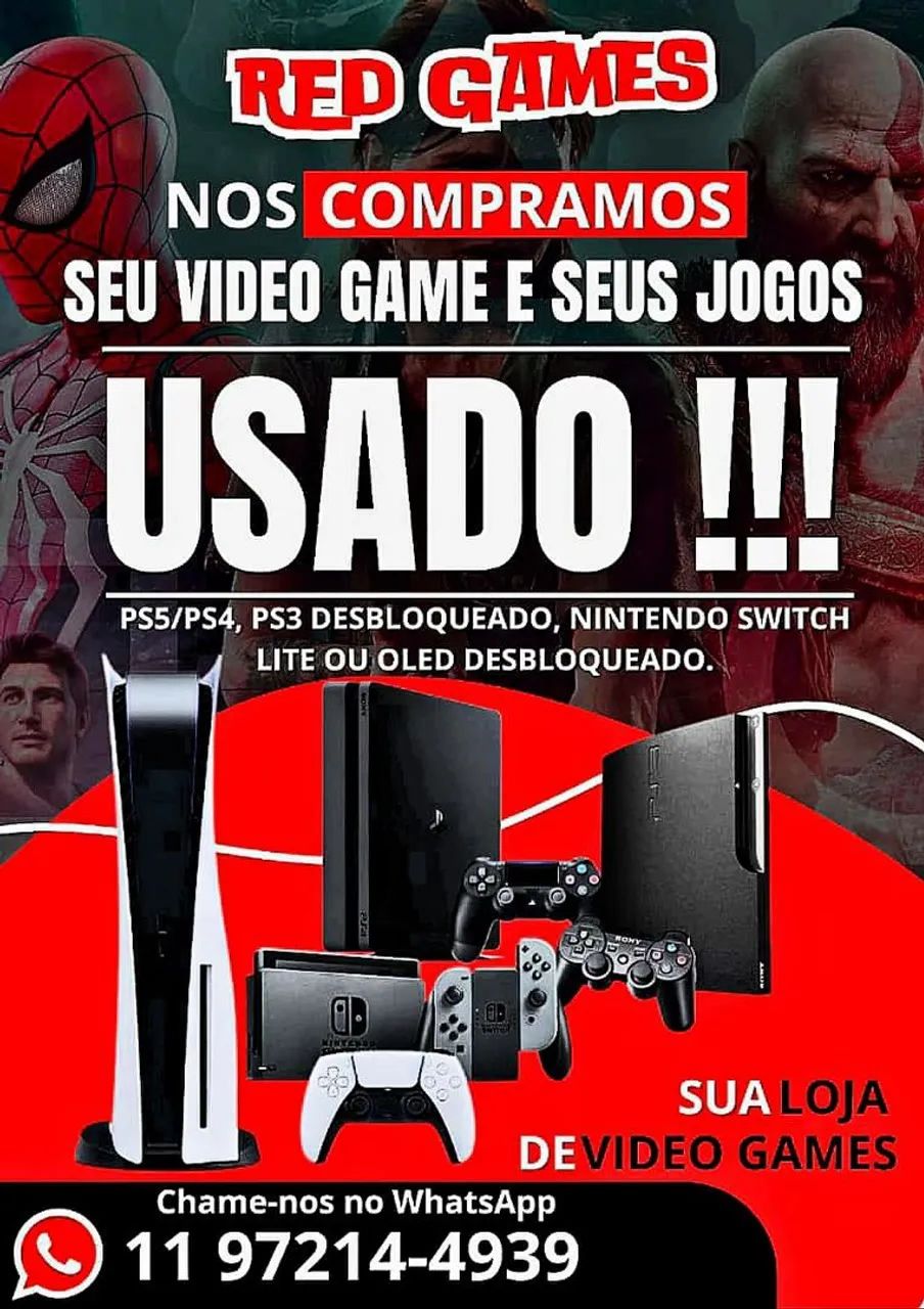 Compramos o seu vídeo game usado! 