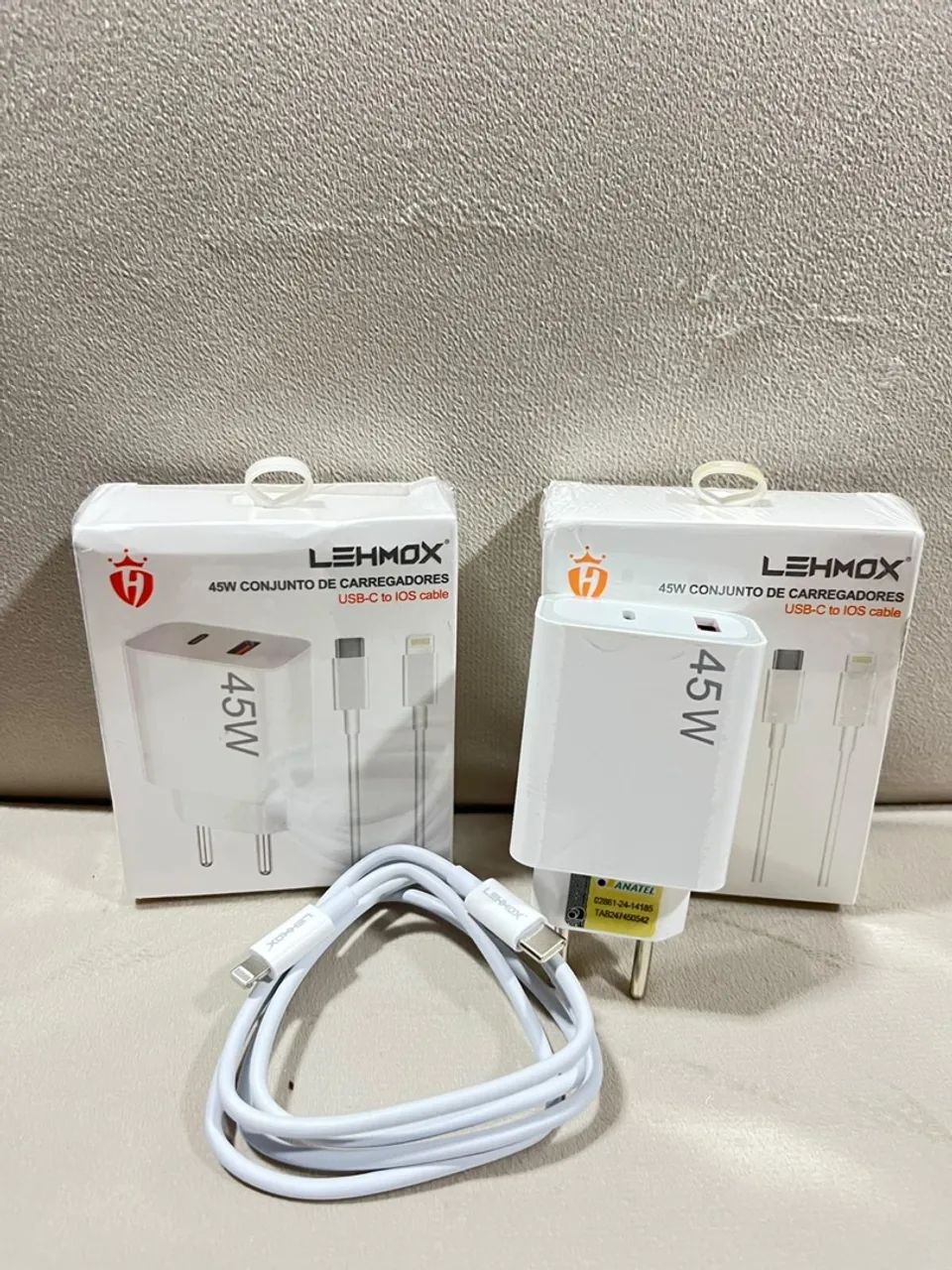 Carregador de iPhone turbo 45w