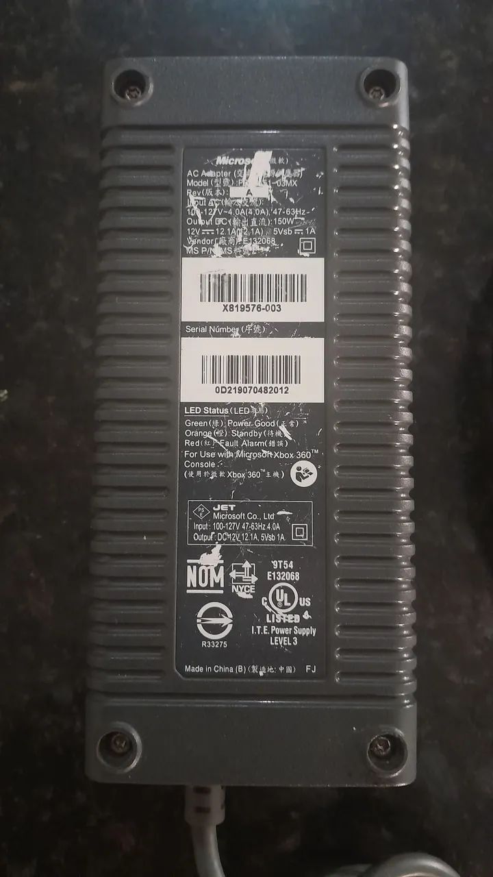 Fonte Original Xbox 360 FAT 110V - Foto 3