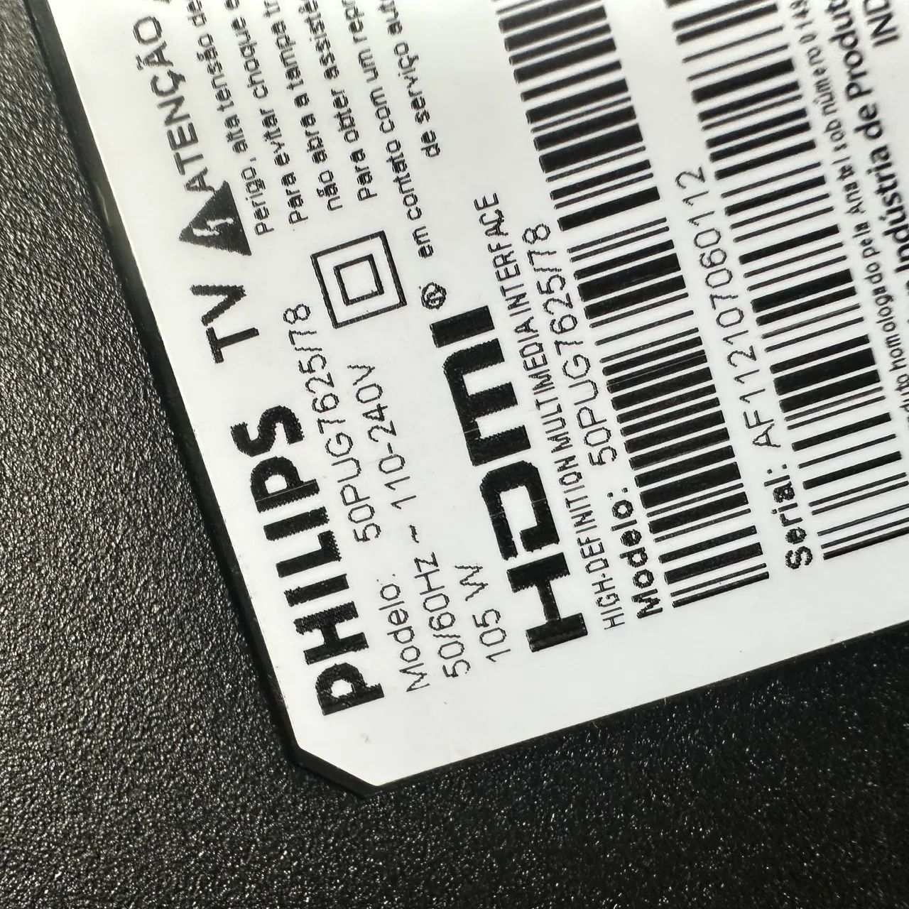 Tv Philips modelo 50PUG7625/78 tela quebrada para peças na tenho controle  - Foto 2