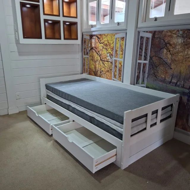 Sofá-cama com 2 colchões - Foto 5
