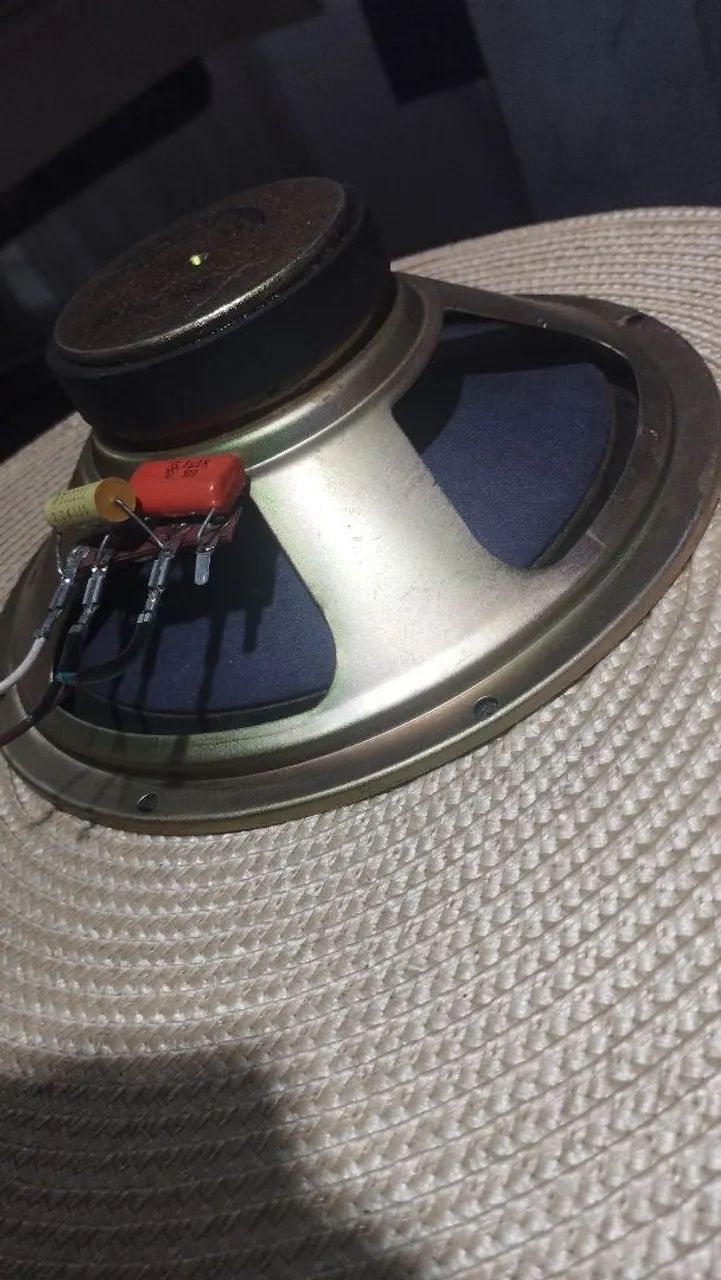 Alto-Falante Woofer Azul escuro da Gradiente Modelo Raro 8 Polegada 80W RMS R$:80 Reais