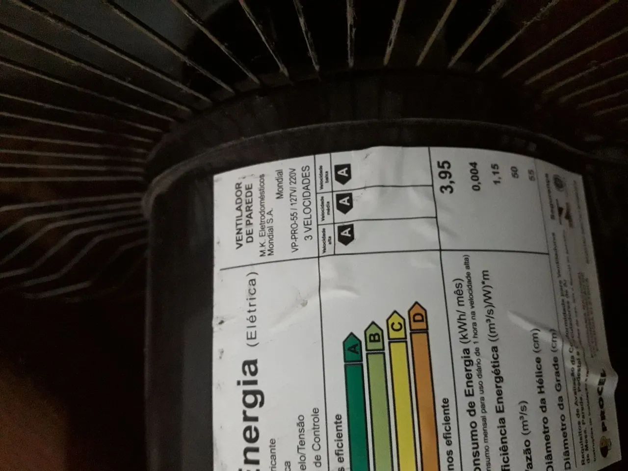 Ventilador  de  parede  - Foto 2