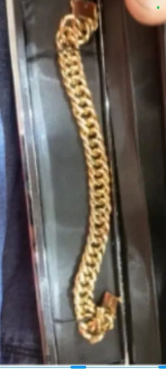 Vendo corrente e pulseira em ouro