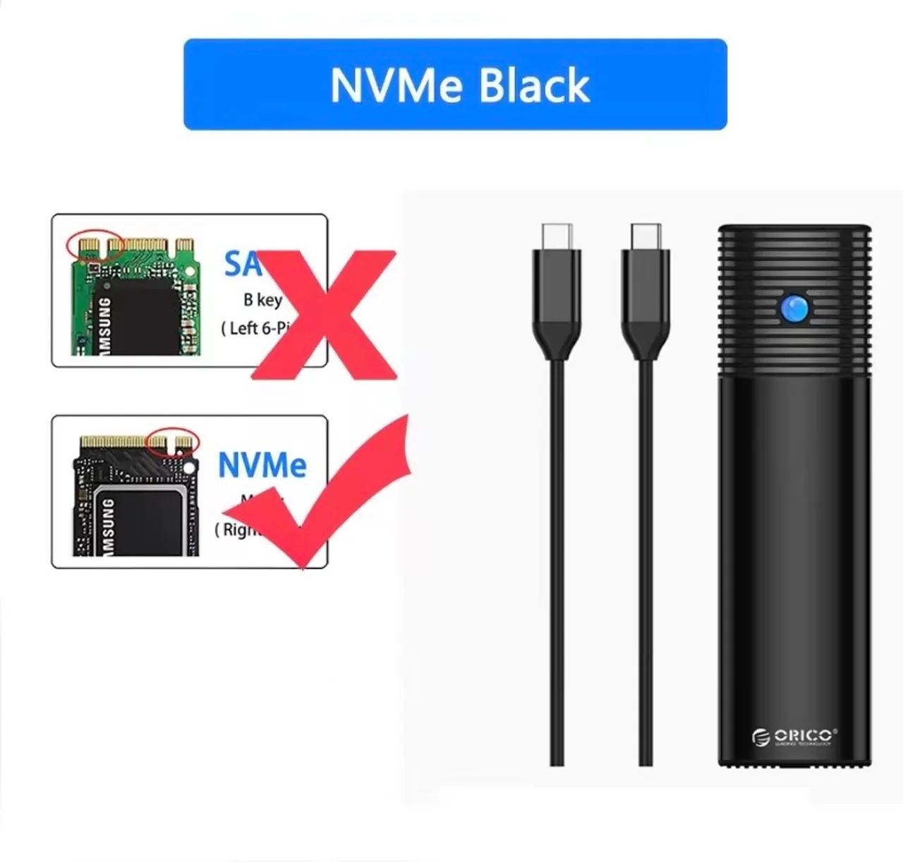 Case para Nvme USBC - Foto 2
