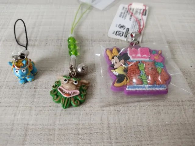 Kit 3 Chaveiros Lembrança Okinawa Japão