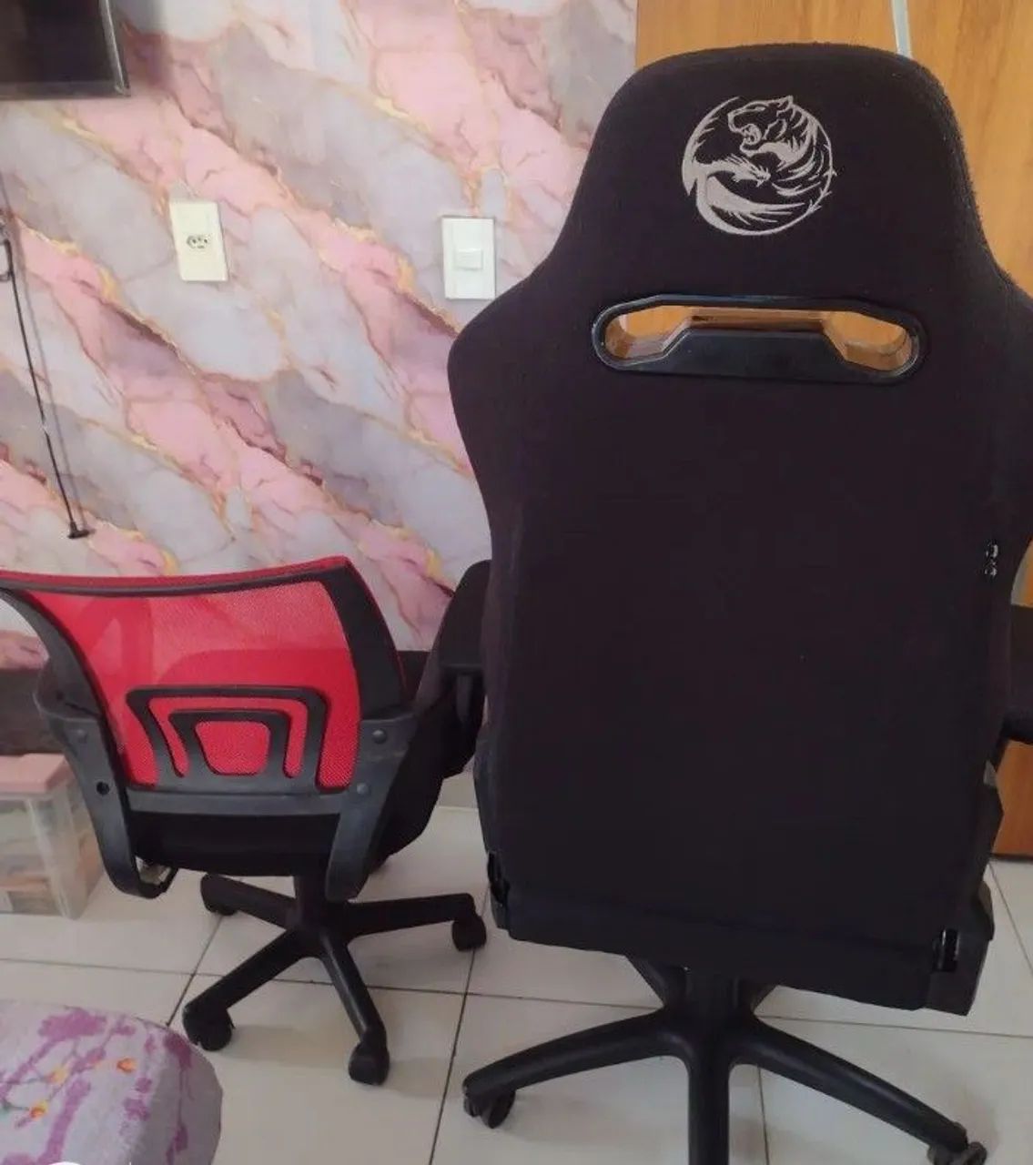 Cadeira gamer+escritório valor 500 - Foto 3