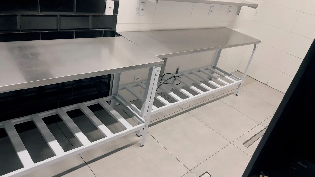 Mesa inox restaurante 