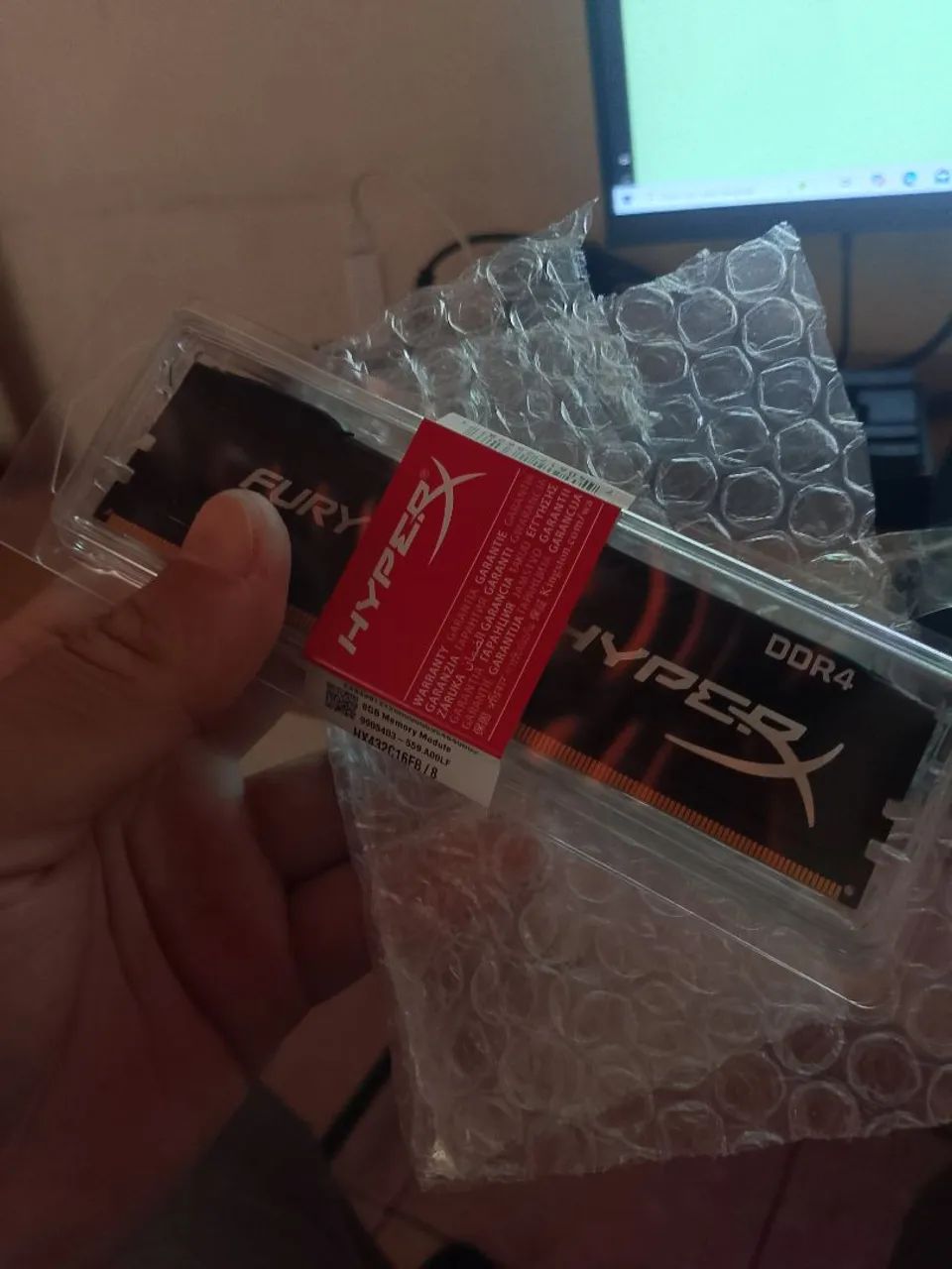 Memória ram 8 gb ddr4 3200 velocidade  - Foto 2