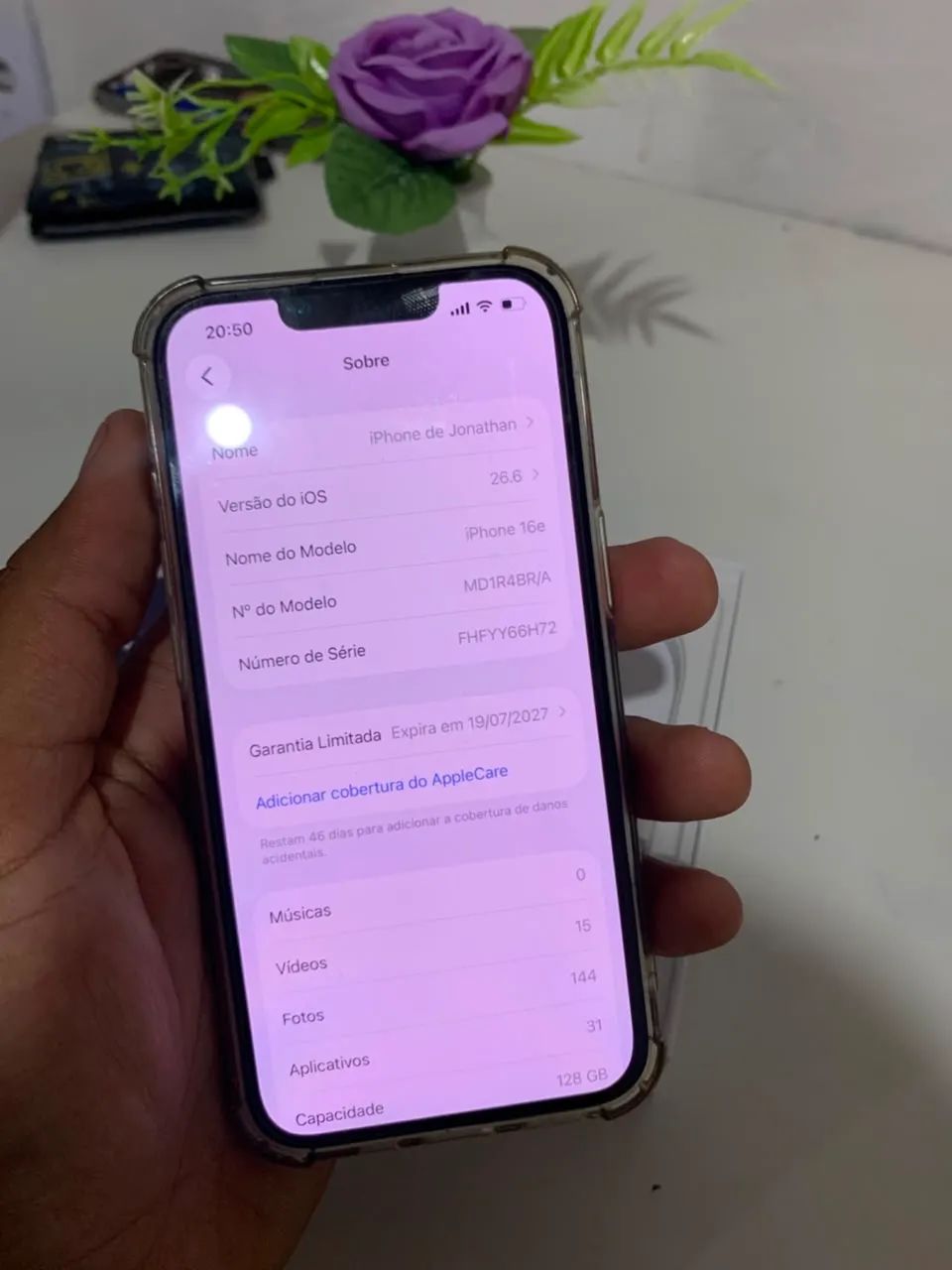 Vendo iPhone 16e  R$2900 - Foto 5