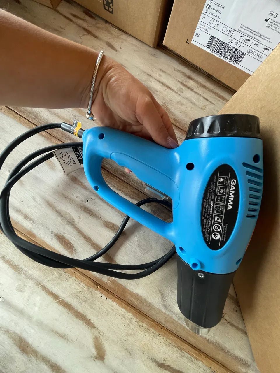 Soprador Térmico 2000W 300/550c G1935/br Gamma Azul - Foto 3