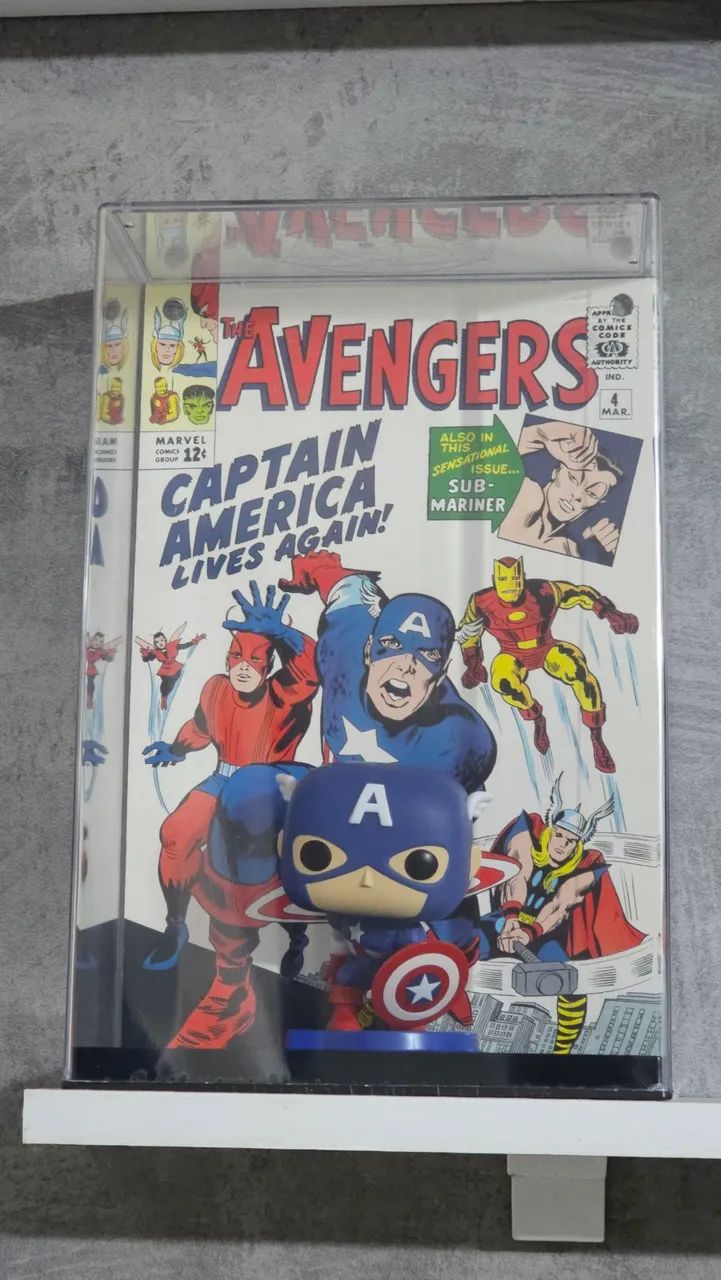 Funko Pop! Comic Covers Captain America #27 - Marvel - Lacrado