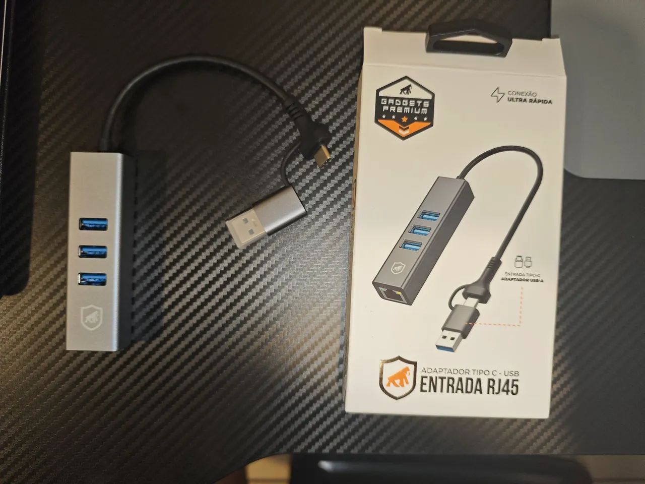 Hub USB-C Multiportas GShield (Muito bem conservado) - Foto 4