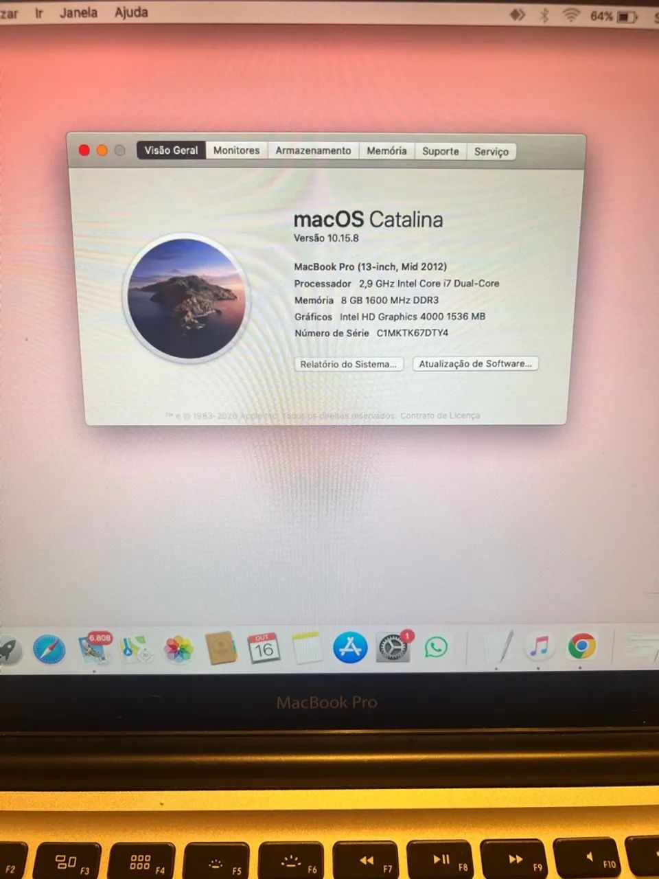  MacBook Pro 13" 2012 ? i7, 8GB, SSD 480GB - Foto 5