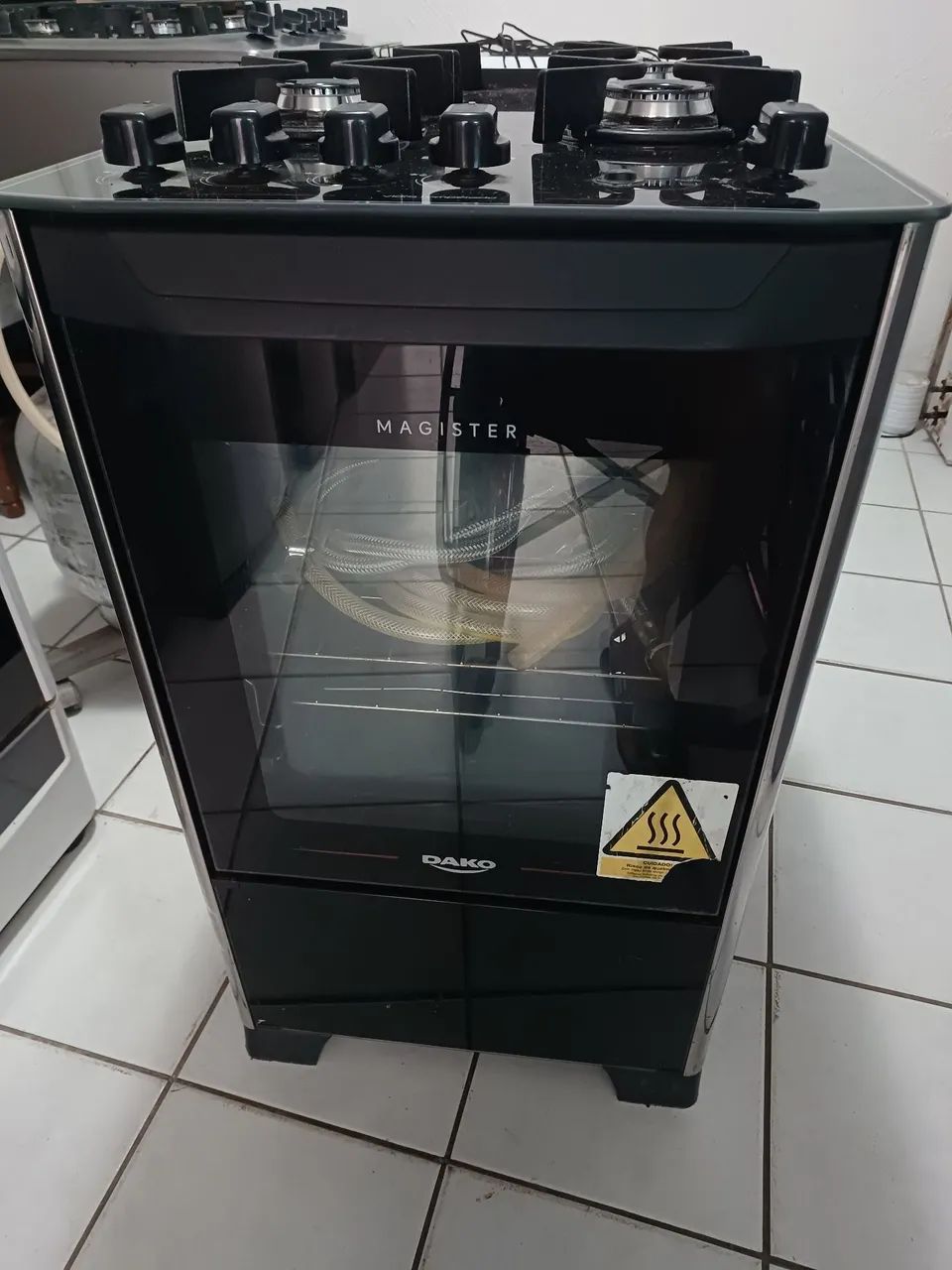 Fogão automático total super novo 