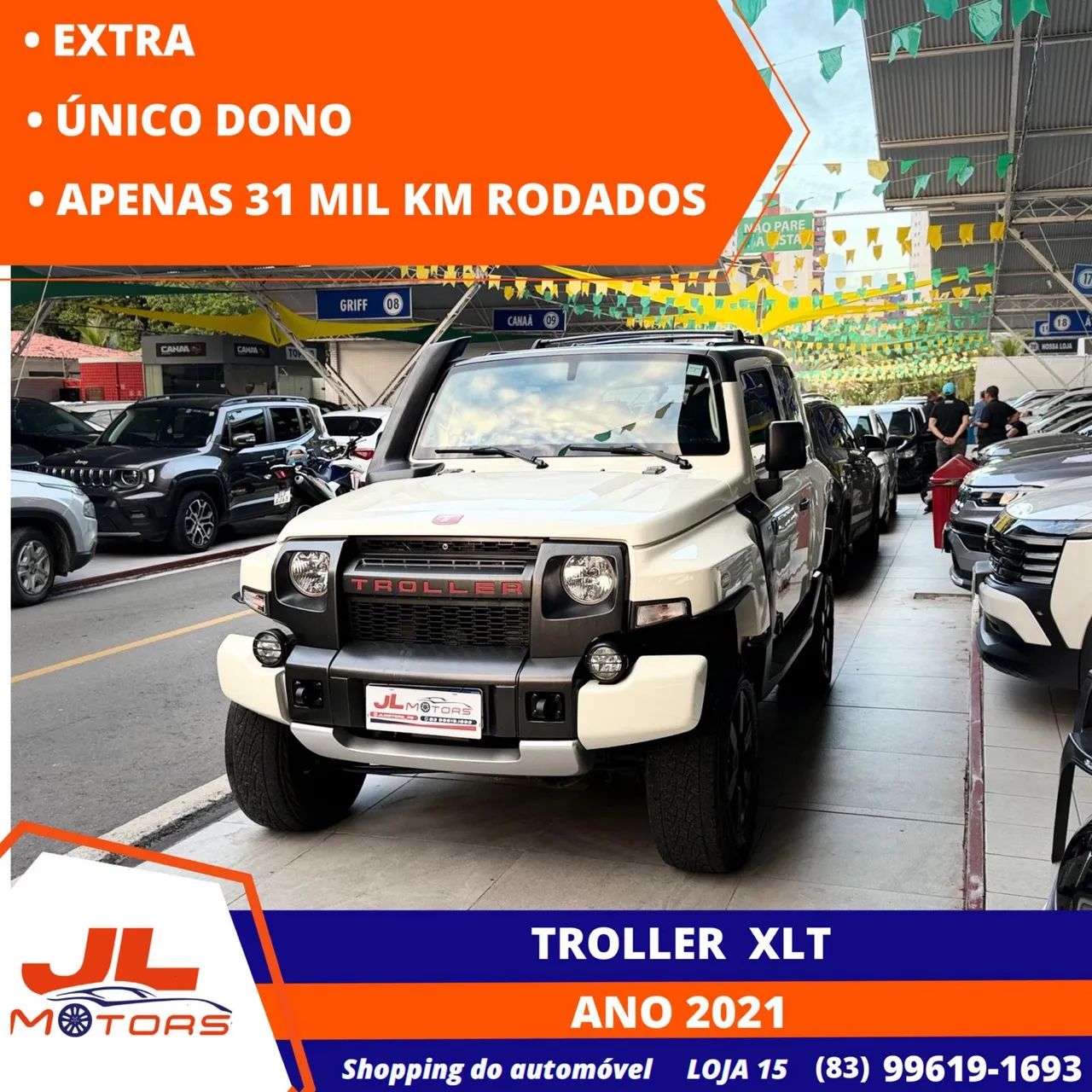 Troller T-4 T-4 4x4 3.2 Tdi Cap.Rígida Die. Aut. 2021