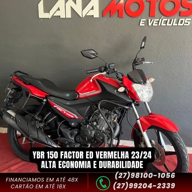 YBR 150 FACTOR  ed vermelha  23/24