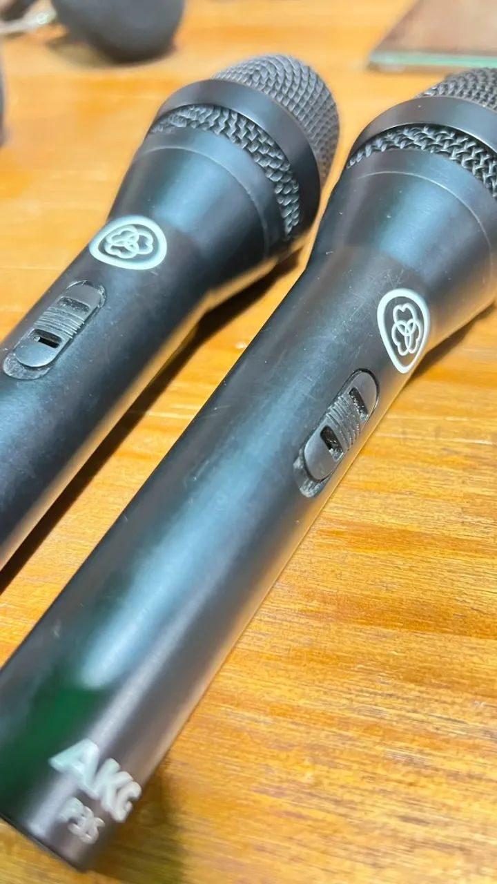 2 MICROFONE AKG P3 DINAMICO CARDIÓRDE