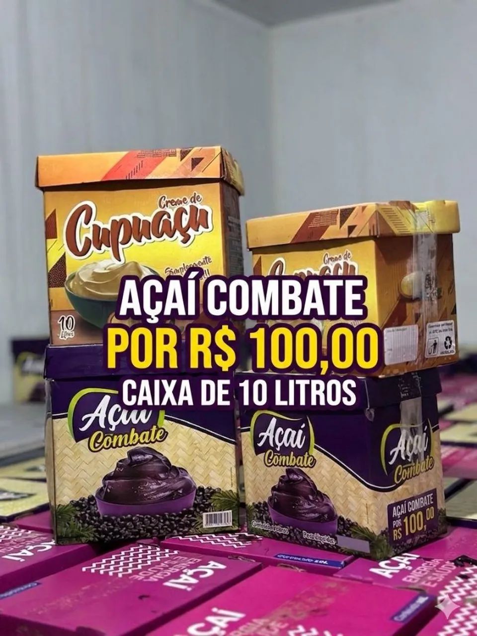 Distribuidora de açaí e cupuaçu 